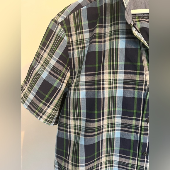 Men’s Size L Cotton Plaid Shirt Hudson North - Picture 3 of 6